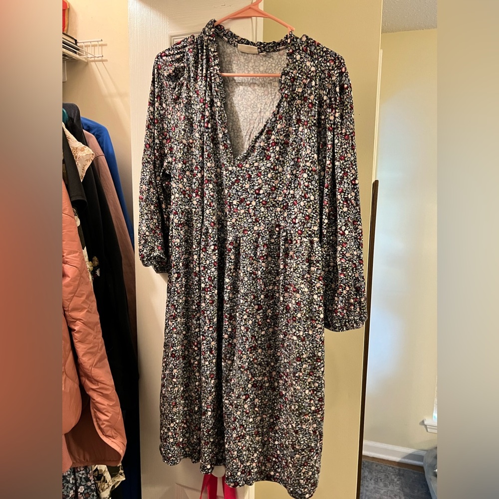 Floral Dress 2X